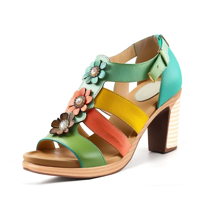 Summer Sunshine Blossom Sandals (Pre-order) sold by superladystar