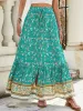 Printed Split Beach Vacation Skirt sold by superladystar