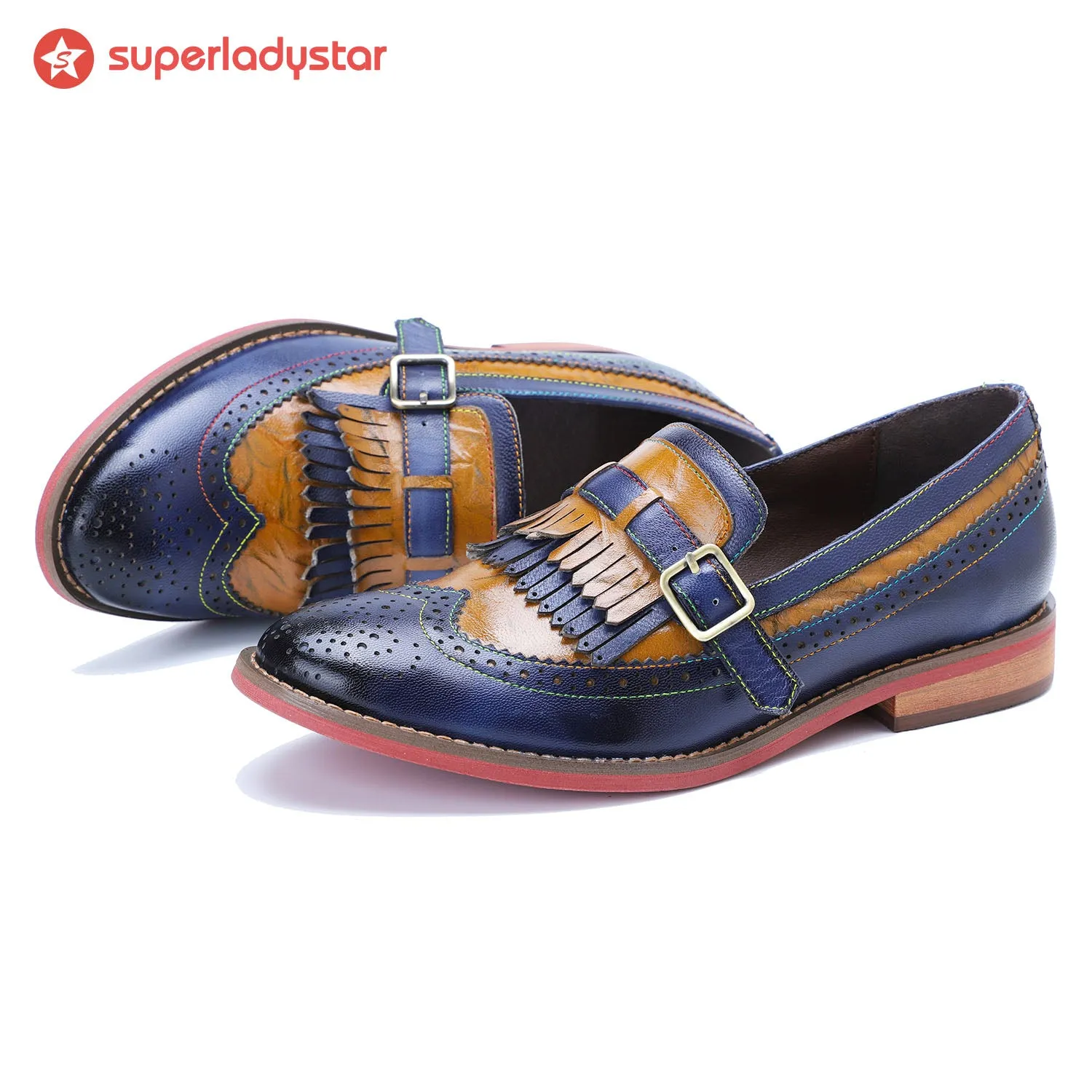 Tassel Mixed Colors Slip-On Flat Shoes sold by superladystar product image thumbnail 2