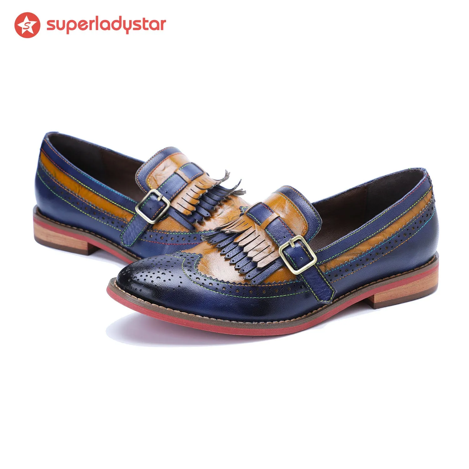 Tassel Mixed Colors Slip-On Flat Shoes sold by superladystar product image thumbnail 3