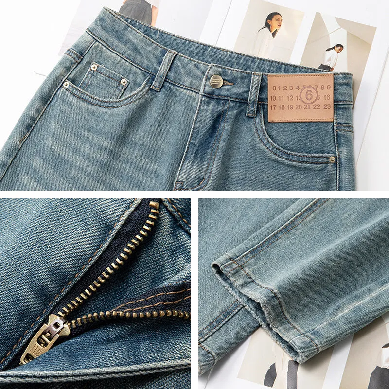 High-Waisted Straight-Leg Sculpting Jeans sold by superladystar product image thumbnail 5