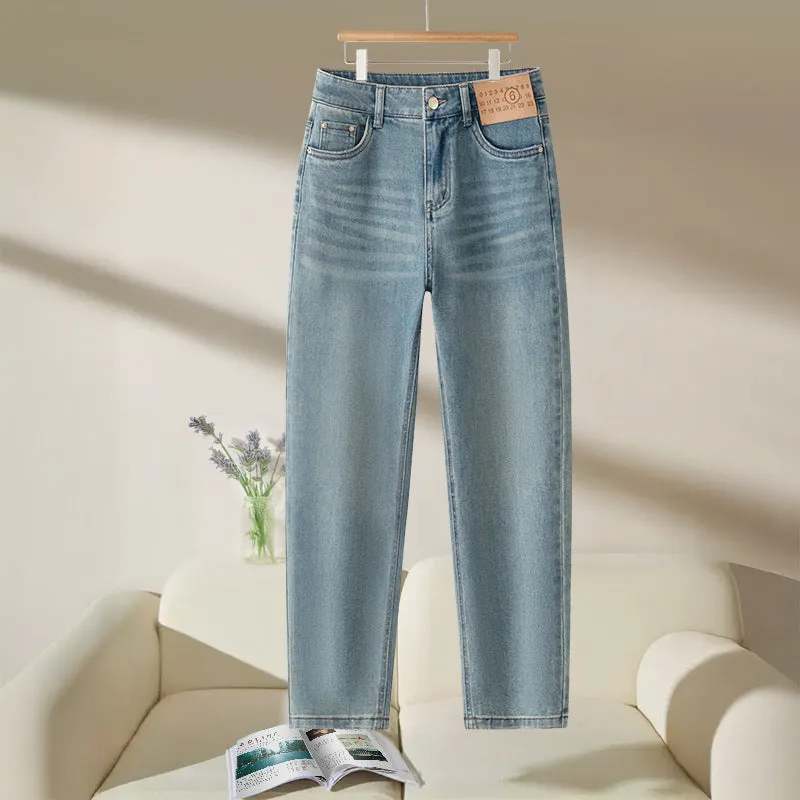 High-Waisted Straight-Leg Sculpting Jeans sold by superladystar product image thumbnail 2