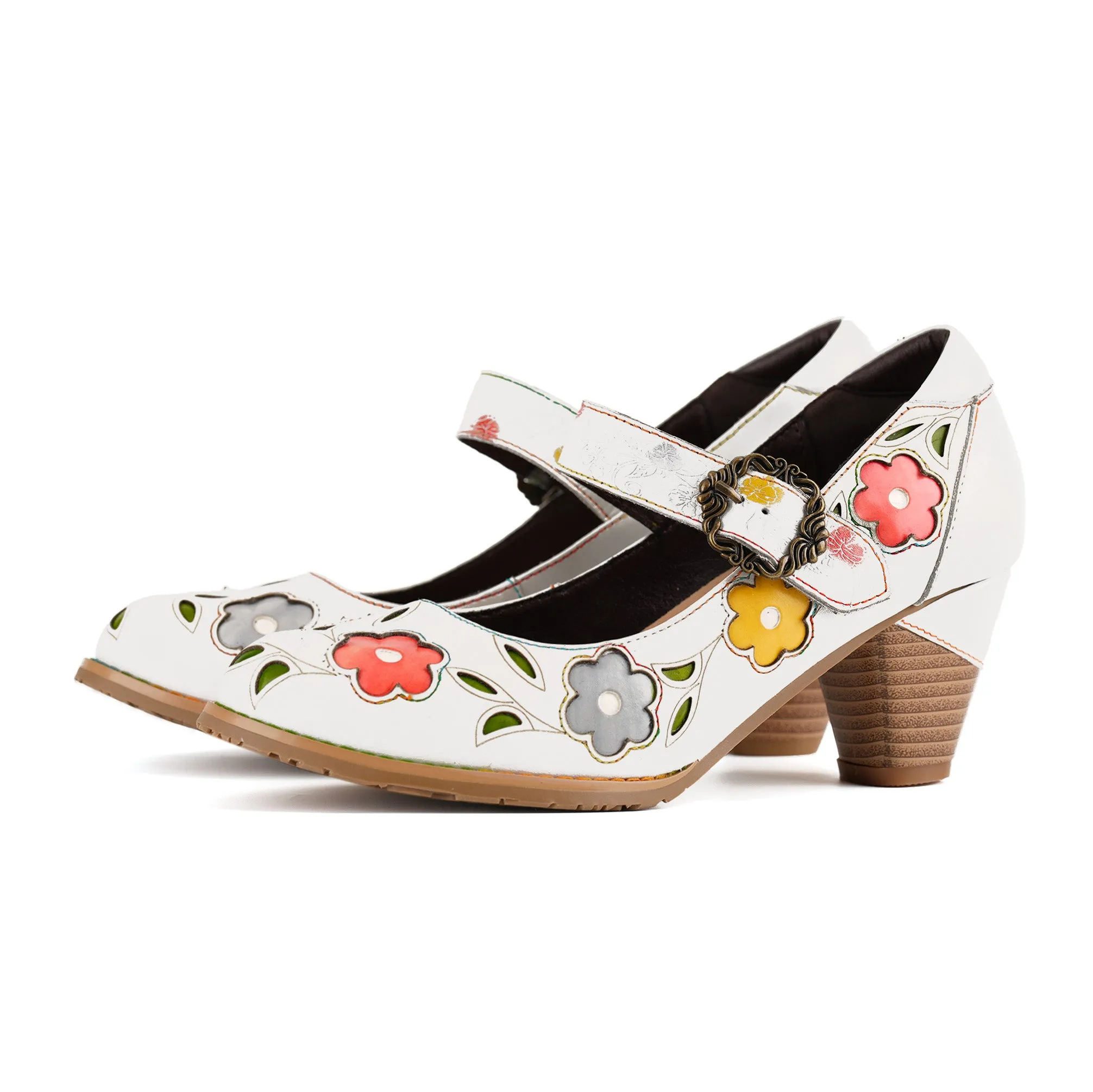 Retro Blossom Elegant Pumps sold by superladystar