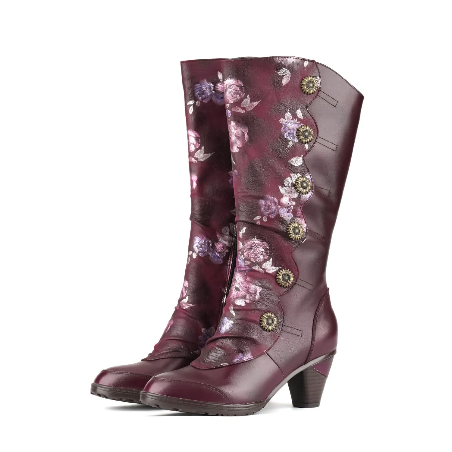 Vintage Handmade Real Leather Boots sold by superladystar