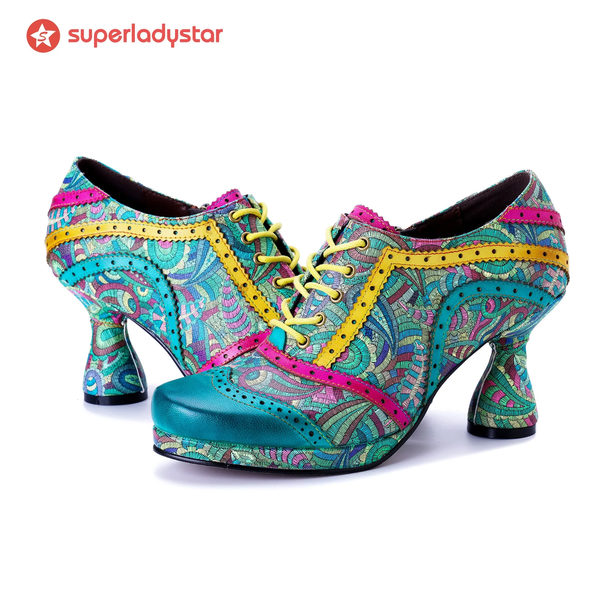 Vintage Viva Color Carnival Pumps sold by superladystar product image thumbnail 3