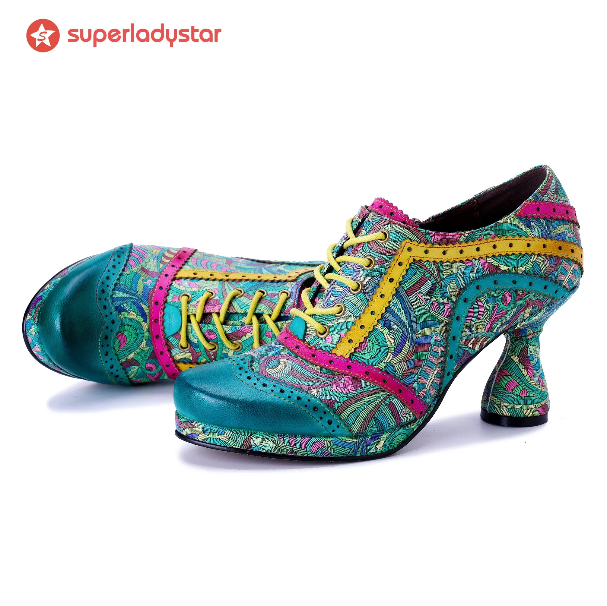 Vintage Viva Color Carnival Pumps sold by superladystar product image thumbnail 2