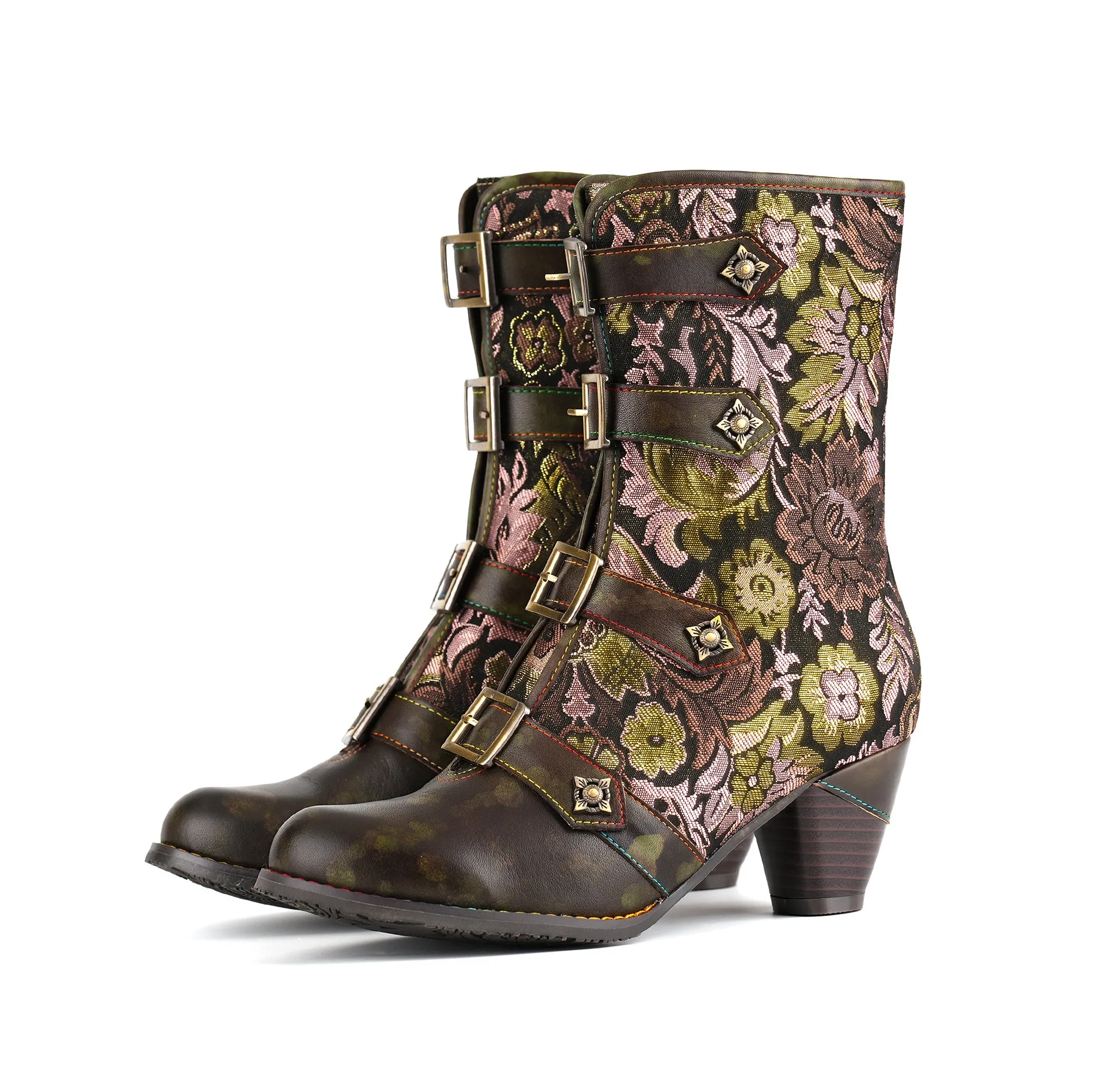 Rose Garden Buckle Boots sold by superladystar product image thumbnail 2