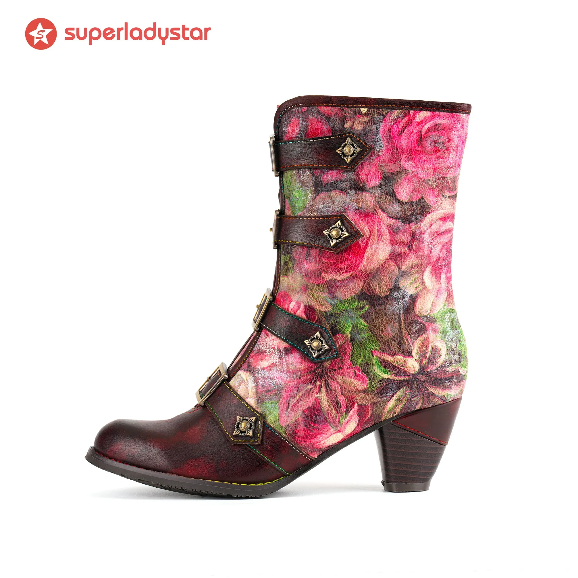Rose Garden Buckle Boots sold by superladystar product image thumbnail 5