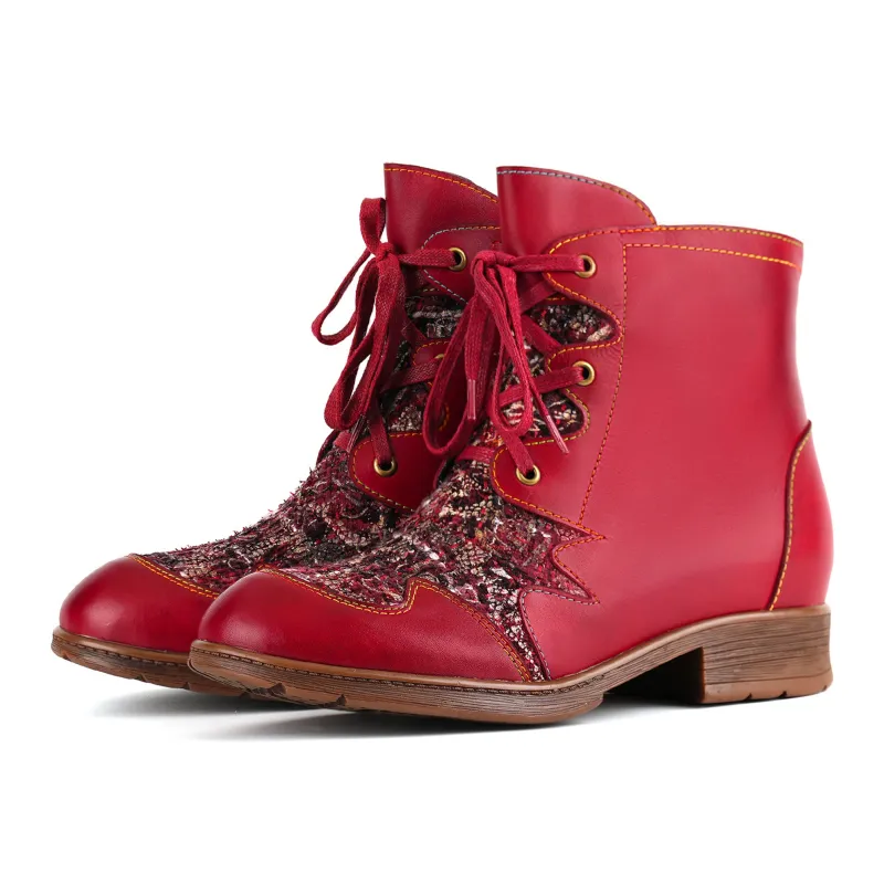 Scarlet Charm Tweed Boots sold by superladystar