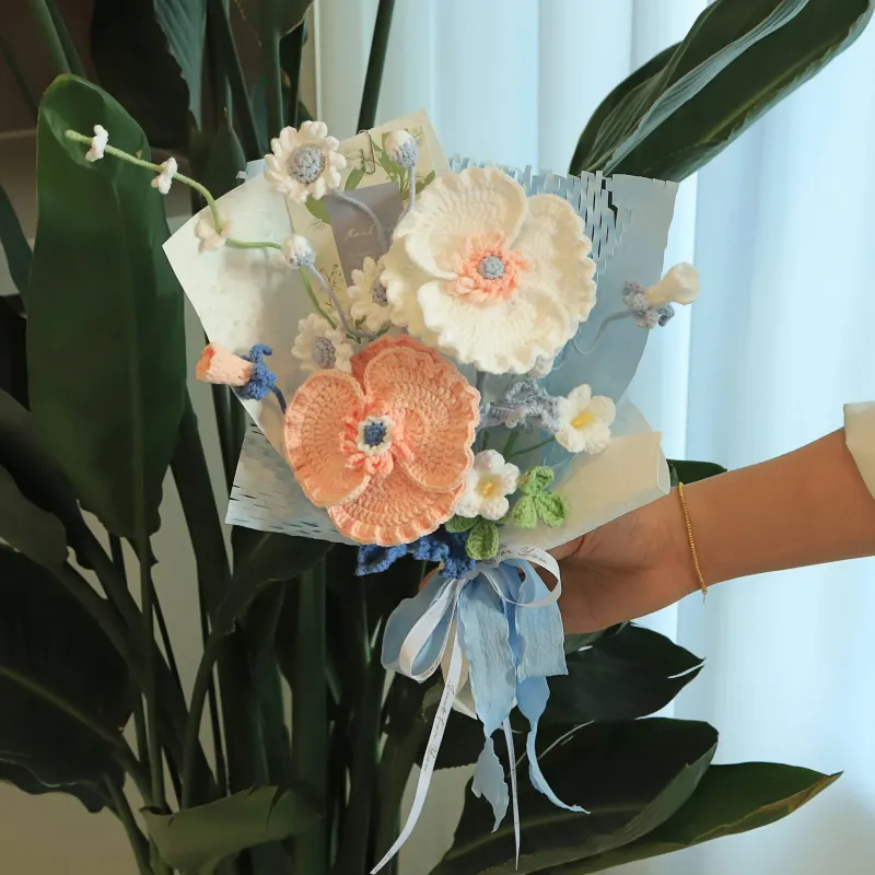 Handmade Poppyr Knitted Bouquet sold by superladystar