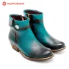Round Toe Pure Color Low Heel Booties sold by superladystar