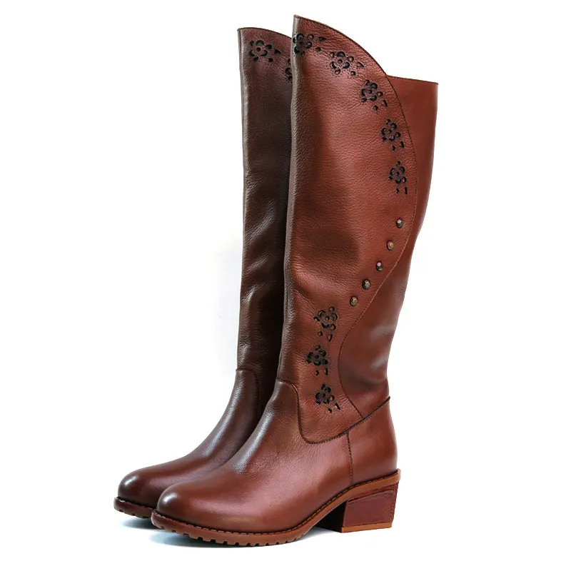 Handmade Vintage Petal Boots sold by superladystar