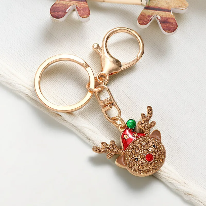Snowman, Reindeer & Santa Claus Car Keychain sold by superladystar product image thumbnail 4