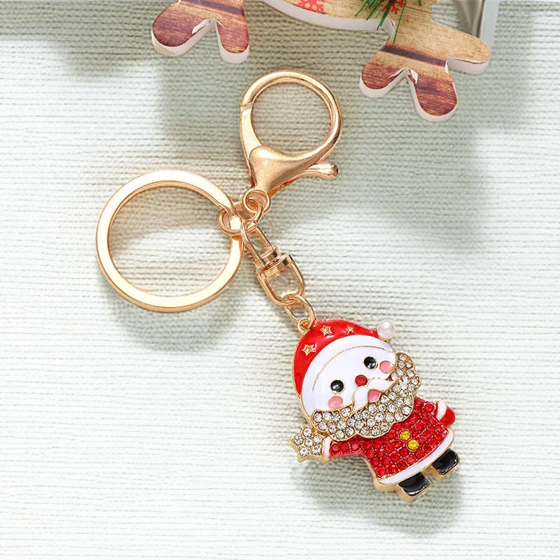 Snowman, Reindeer & Santa Claus Car Keychain sold by superladystar product image thumbnail 2