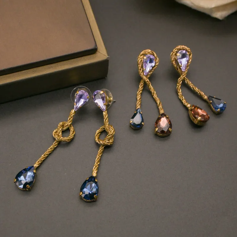 Vintage Minimalist Teardrop Earrings made by superladystar
