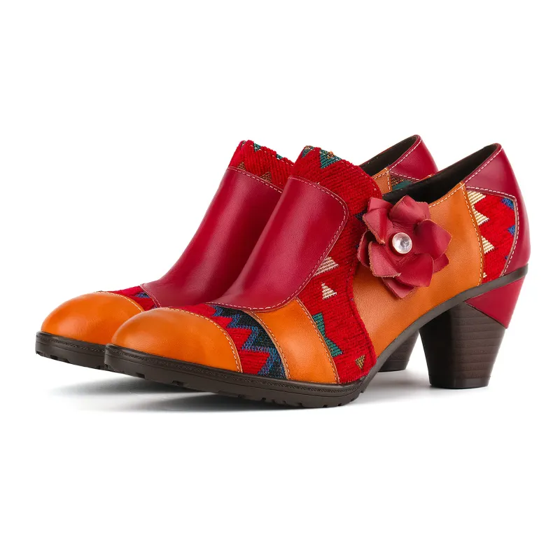 Boho Bloom Patchwork Pump sold by superladystar