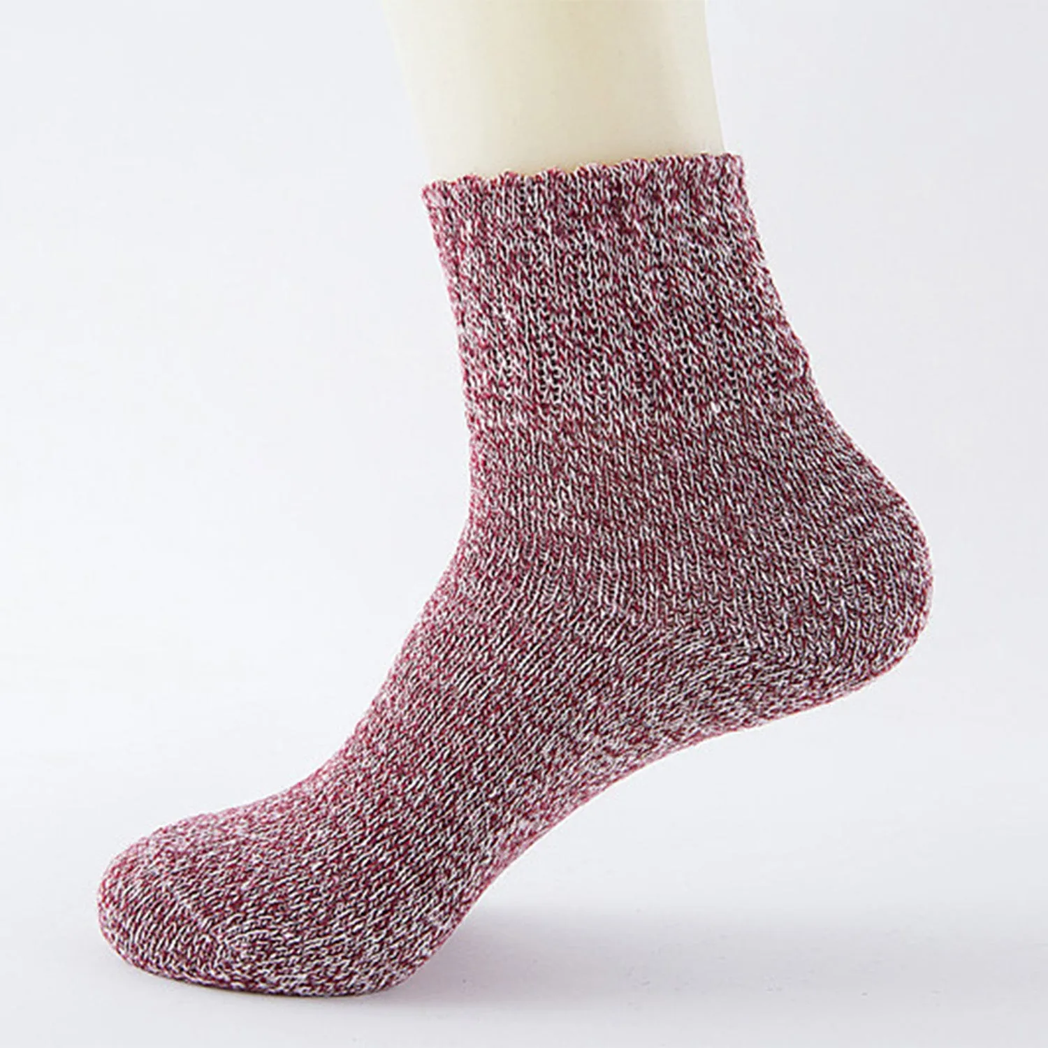 Pure Color Thick Warm Wool Socks sold by superladystar product image thumbnail 4