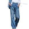 Vintage High-Waisted Wide-Leg Jeans sold by superladystar