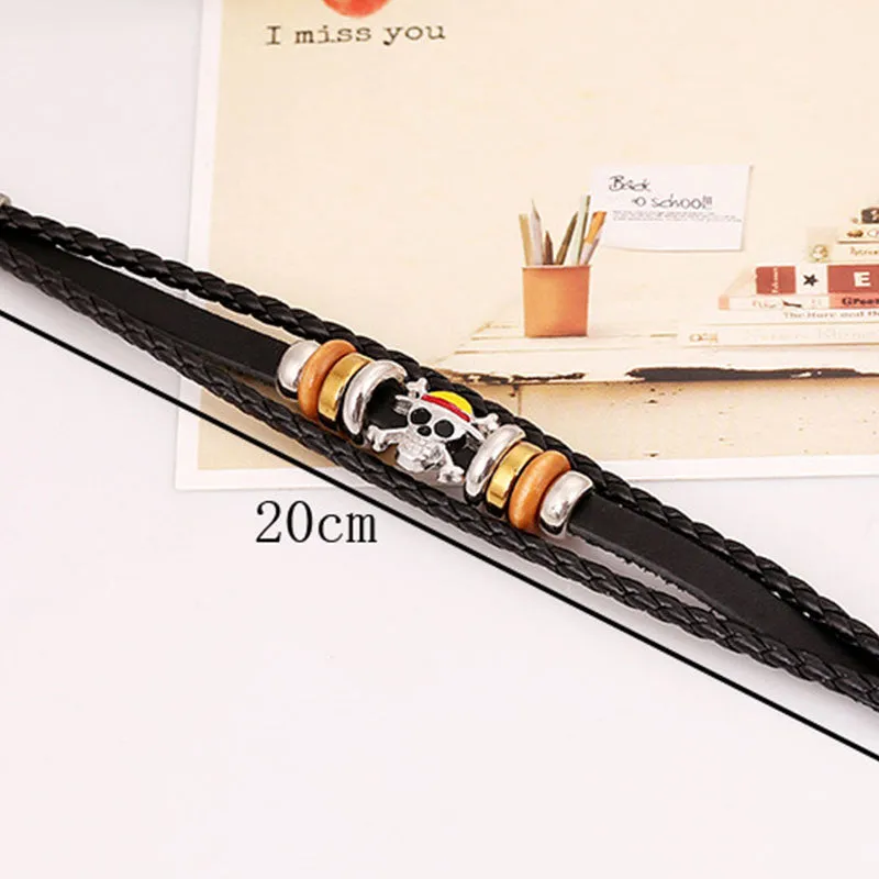 Handmade Weaving Three Laps Vogue Bracelet Hand Strap sold by superladystar product image thumbnail 5