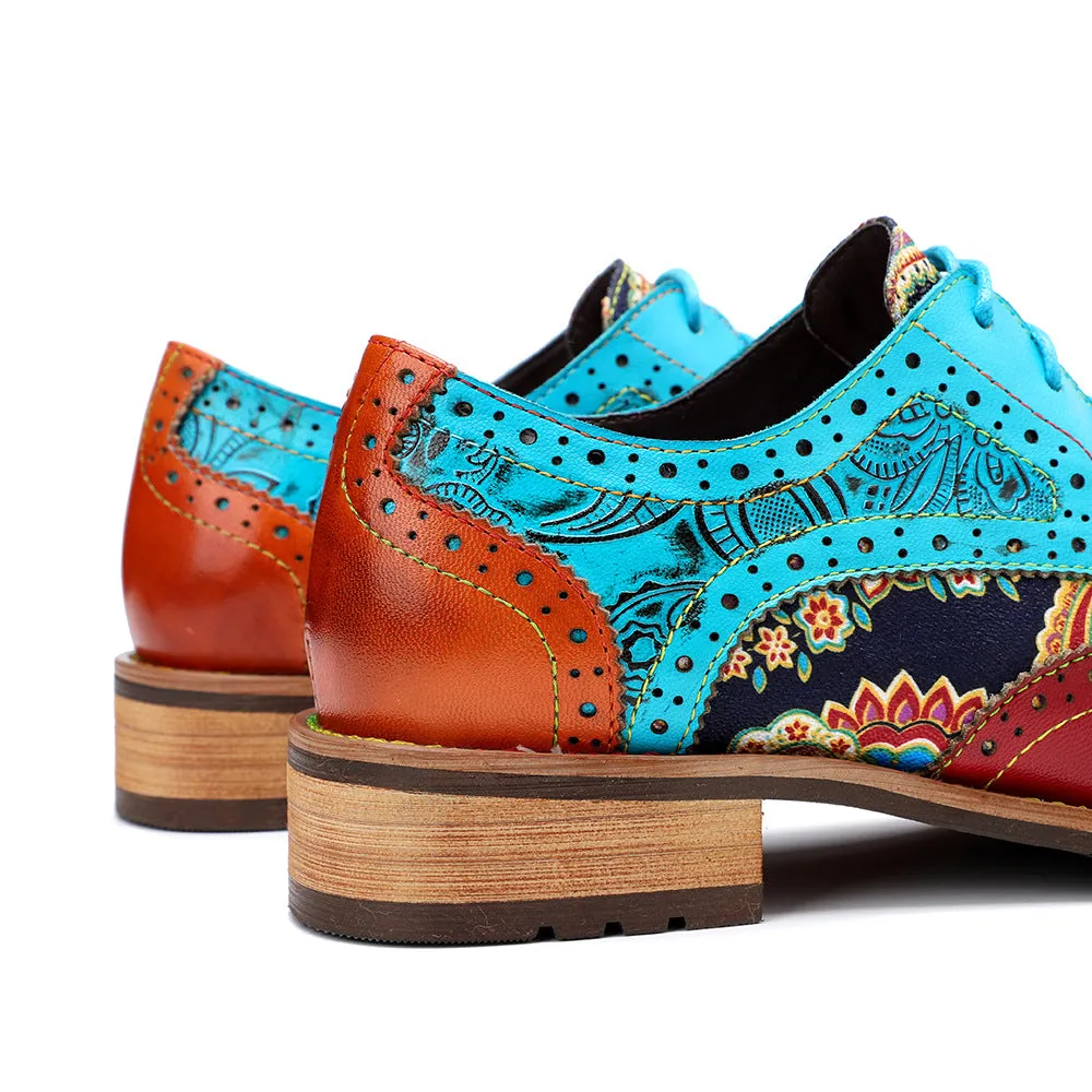 Bohemian Handmade Brogue Shoes sold by superladystar product image thumbnail 5