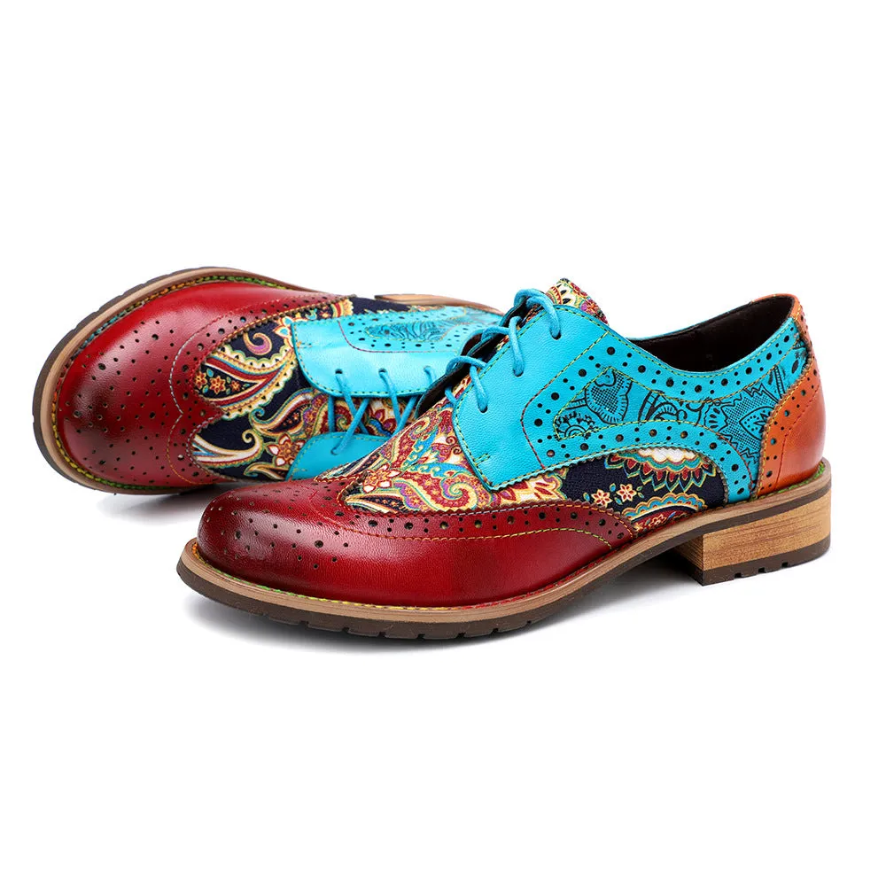 Bohemian Handmade Brogue Shoes sold by superladystar product image thumbnail 3