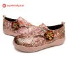 Hand-polished Comfortable Flat Shoes sold by superladystar