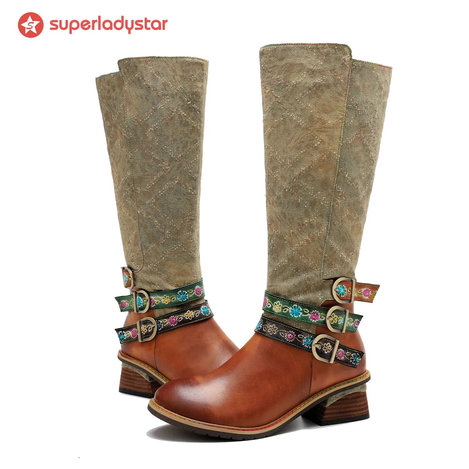 New Leisure Handmade Knee High Boots sold by superladystar product image thumbnail 2