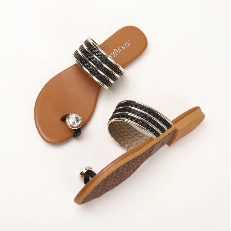 Bohemian Beach Versatile Flat Sandals sold by superladystar product image thumbnail 3