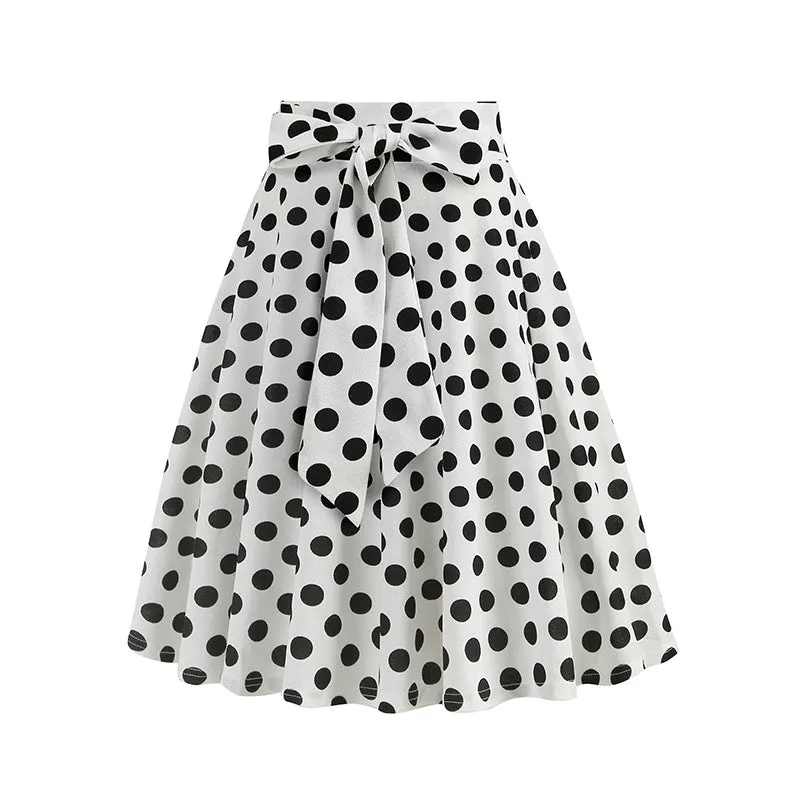 Vintage Printed Elegant Midi Skirt sold by superladystar product image thumbnail 4