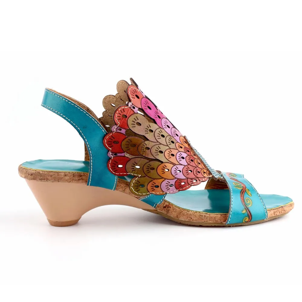 Hand made peacock tail with retro sandals sold by superladystar product image thumbnail 4