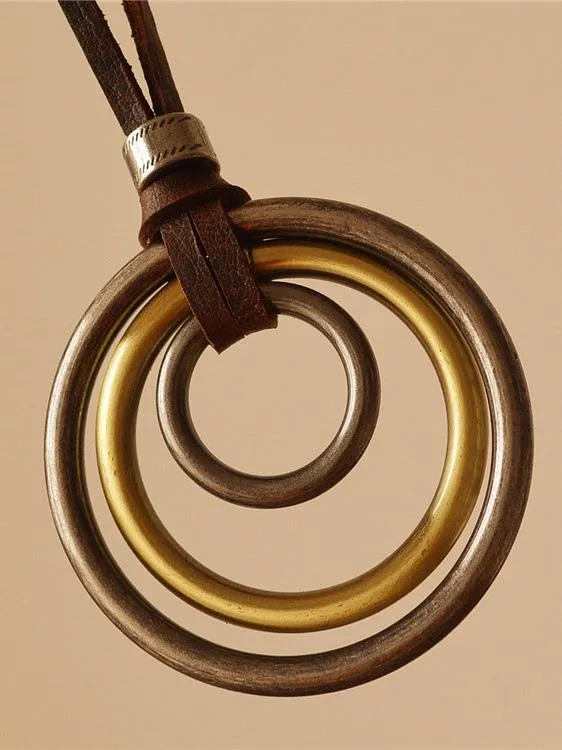 Simple The Size Of The Circle Necklaces sold by superladystar product image thumbnail 2