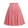 Vintage Printed Elegant Midi Skirt sold by superladystar