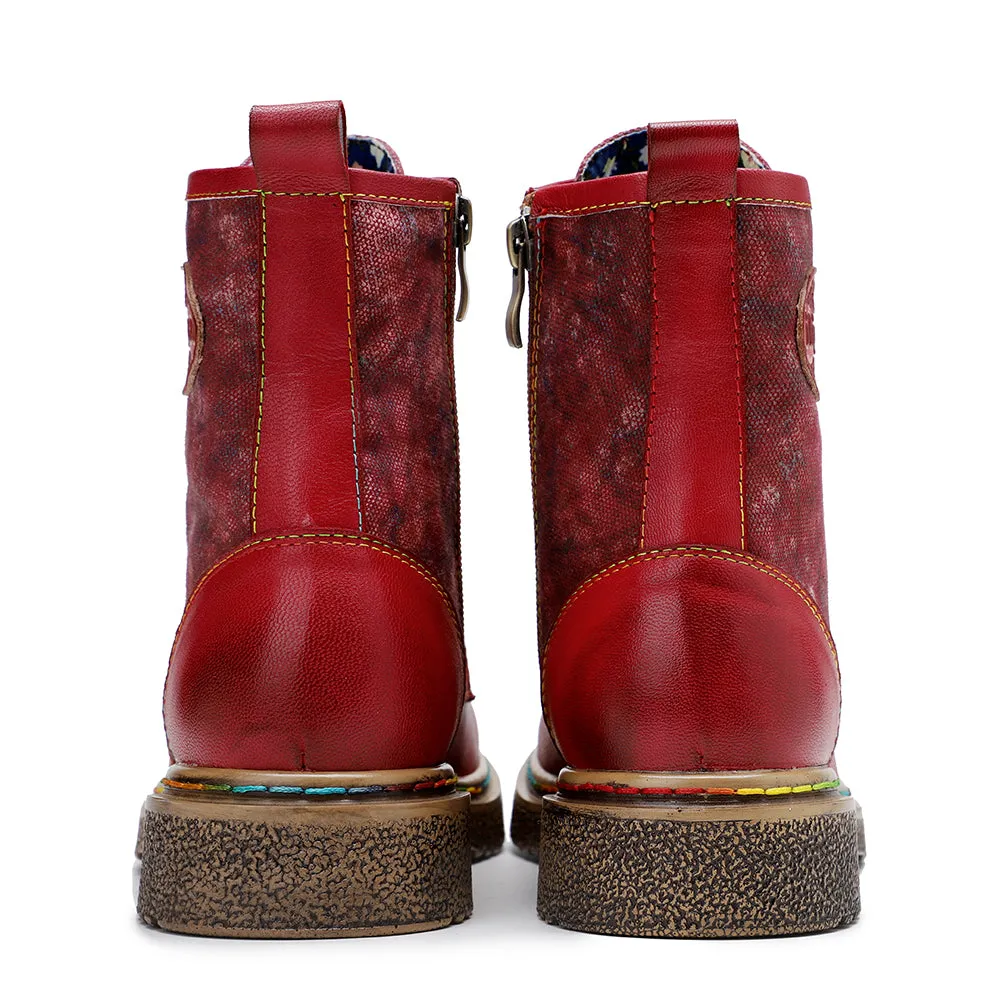 Gothic Flat Bottom Ankle Boots sold by superladystar product image thumbnail 5