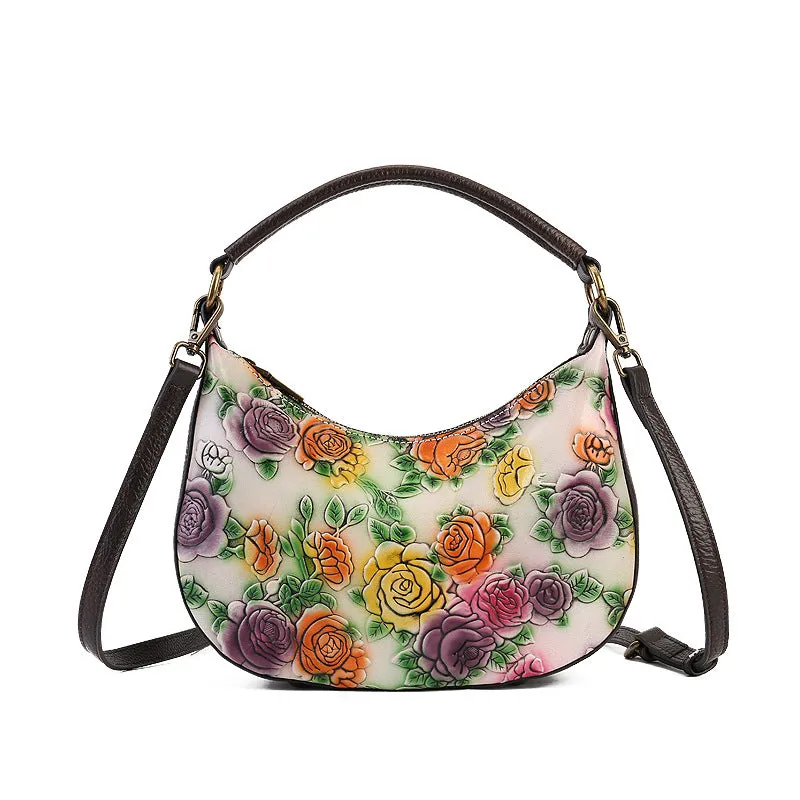 Handmade High-End Genuine Leather Versatile Crossbody Bag sold by superladystar product image thumbnail 2