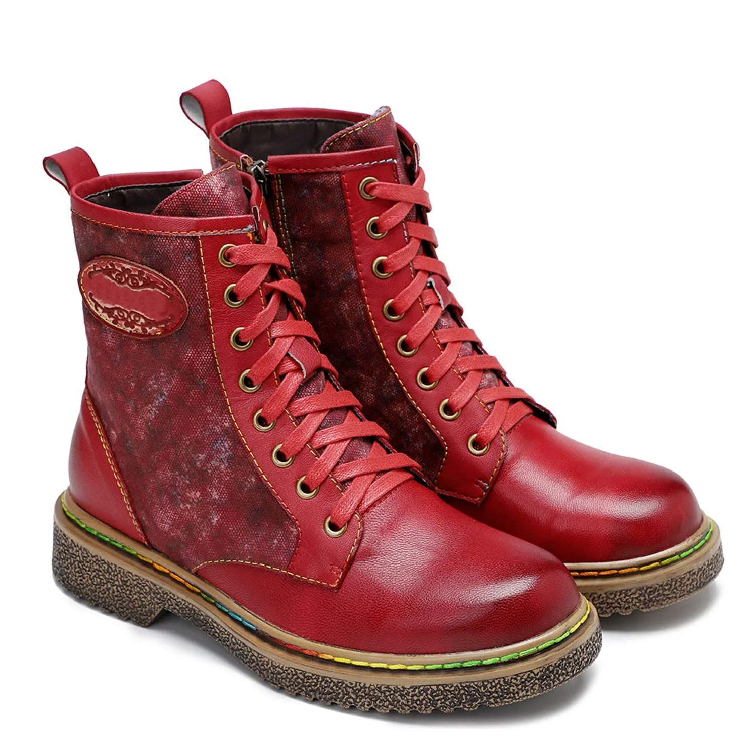 Gothic Flat Bottom Ankle Boots sold by superladystar product image thumbnail 4