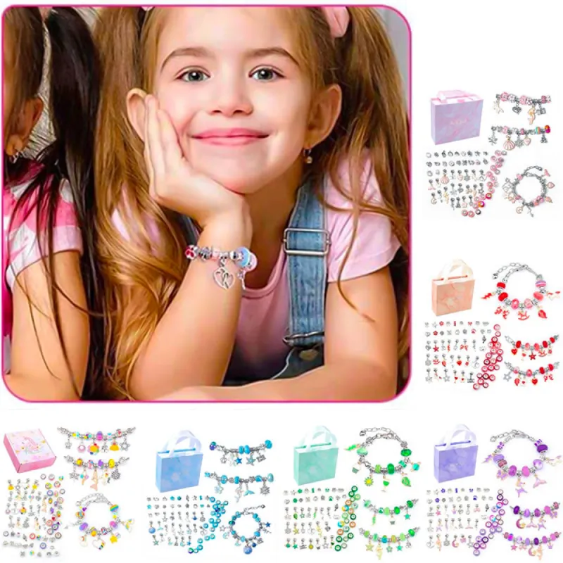 Crystal Bracelet DIY Unicorn Gift Box Set made by superladystar
