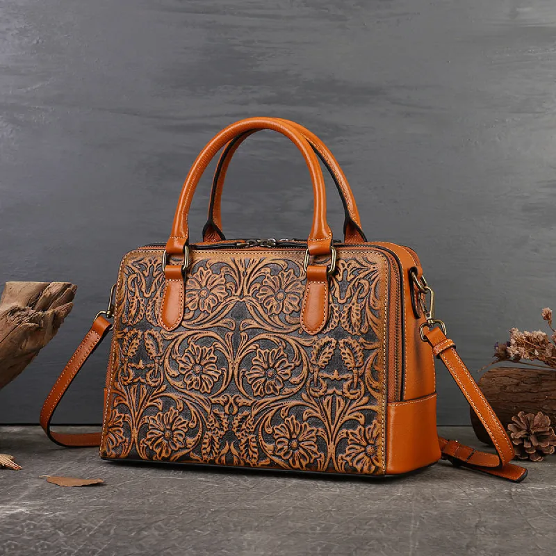 New High-end Ladies' Genuine Leather Artistic Crossbody Bag sold by superladystar