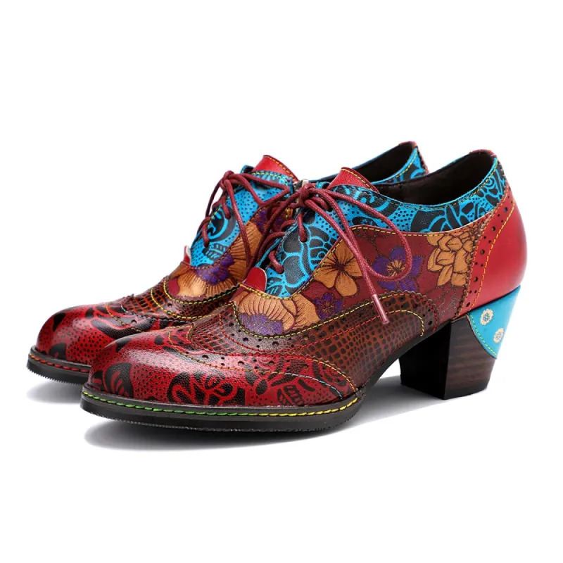 Floral Pattern Splicing Comfy Shoes sold by superladystar