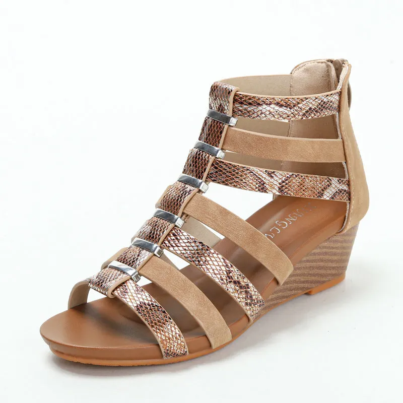 Summer Roman High-top Versatile Peep-toe Sandals sold by superladystar