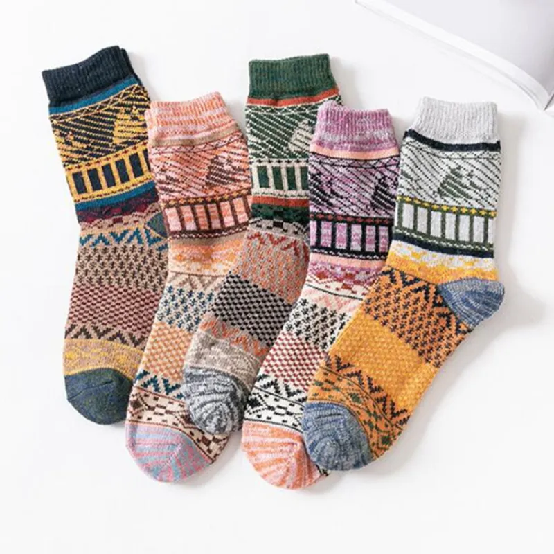 Women's Thick Sail Woolen Socks sold by superladystar