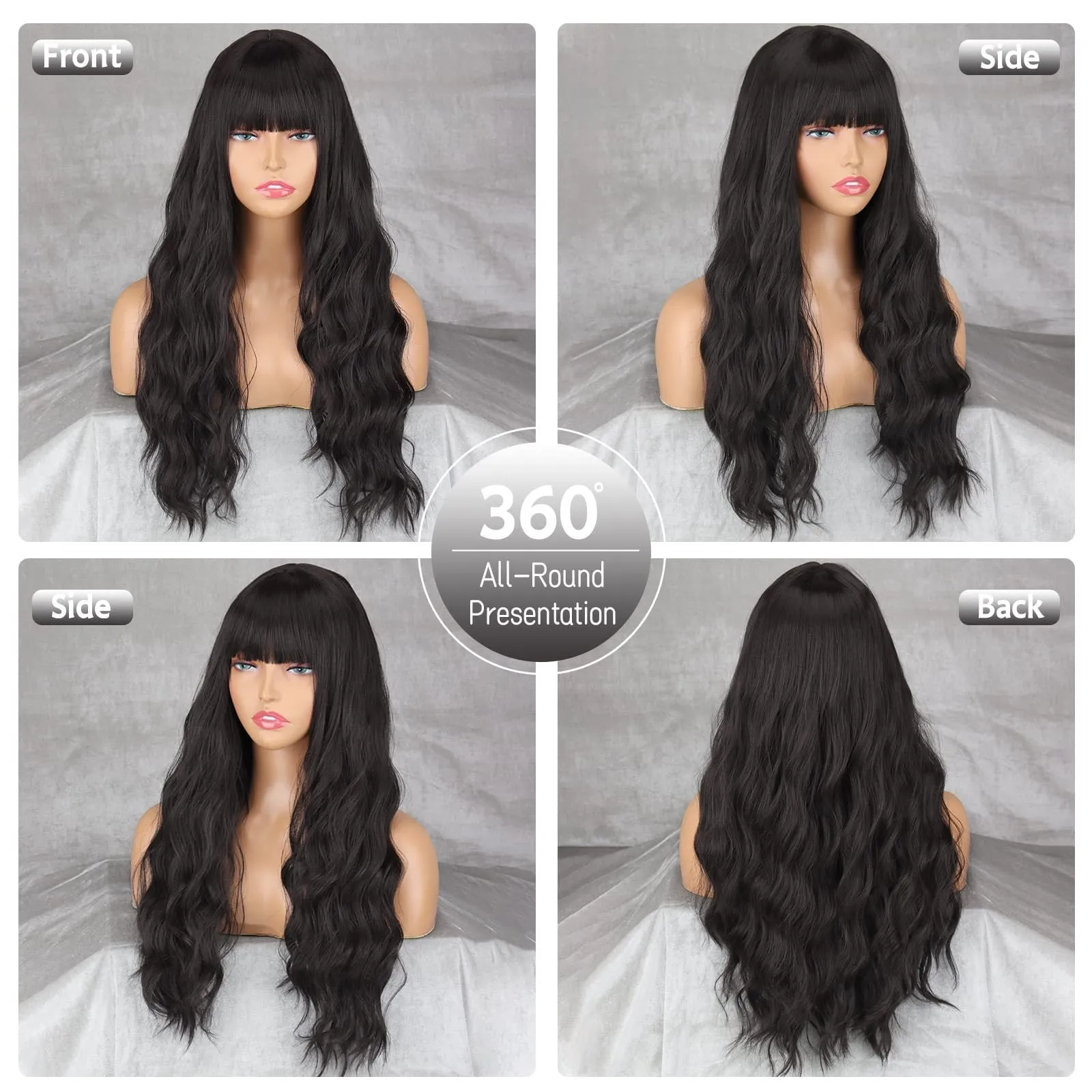 Ombre Blonde Women's Long Curly Wig sold by superladystar product image thumbnail 4