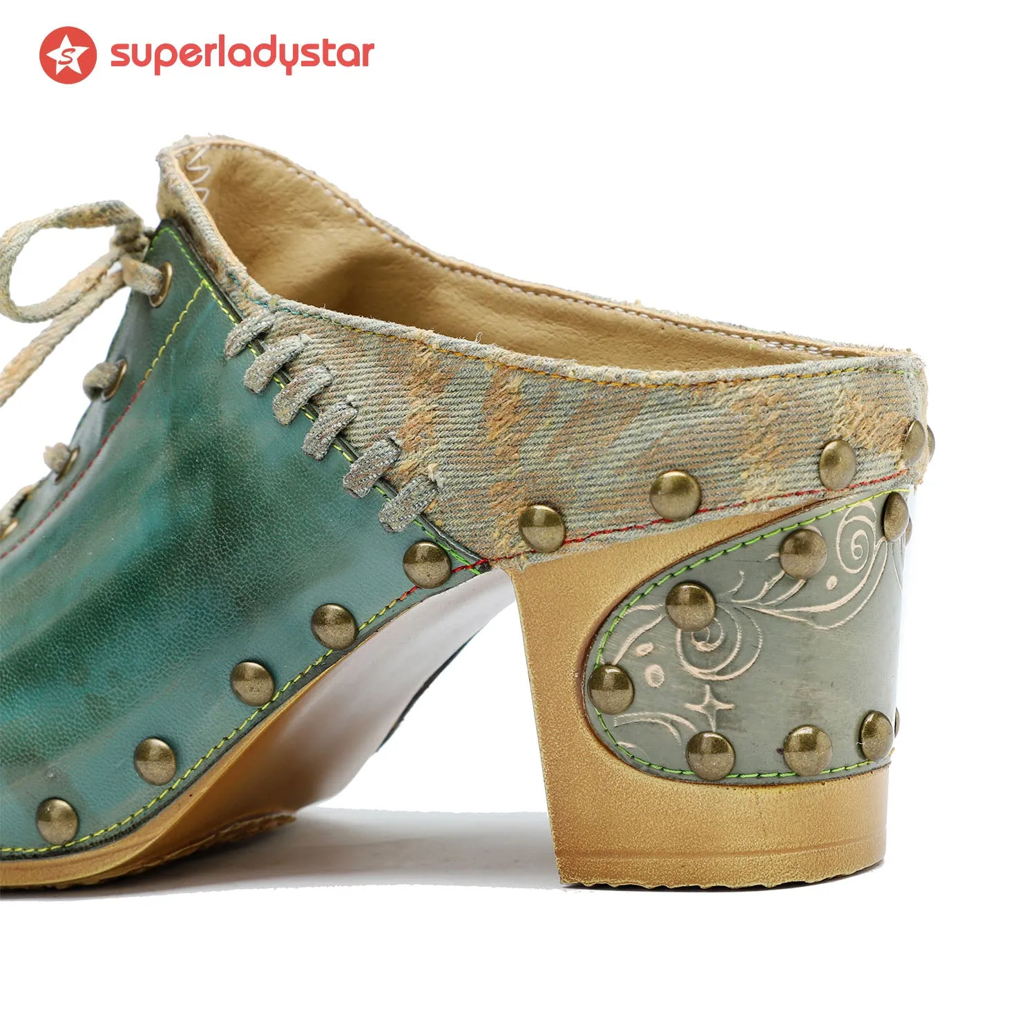 Vintage Handmade Round Toe Sandals sold by superladystar product image thumbnail 5