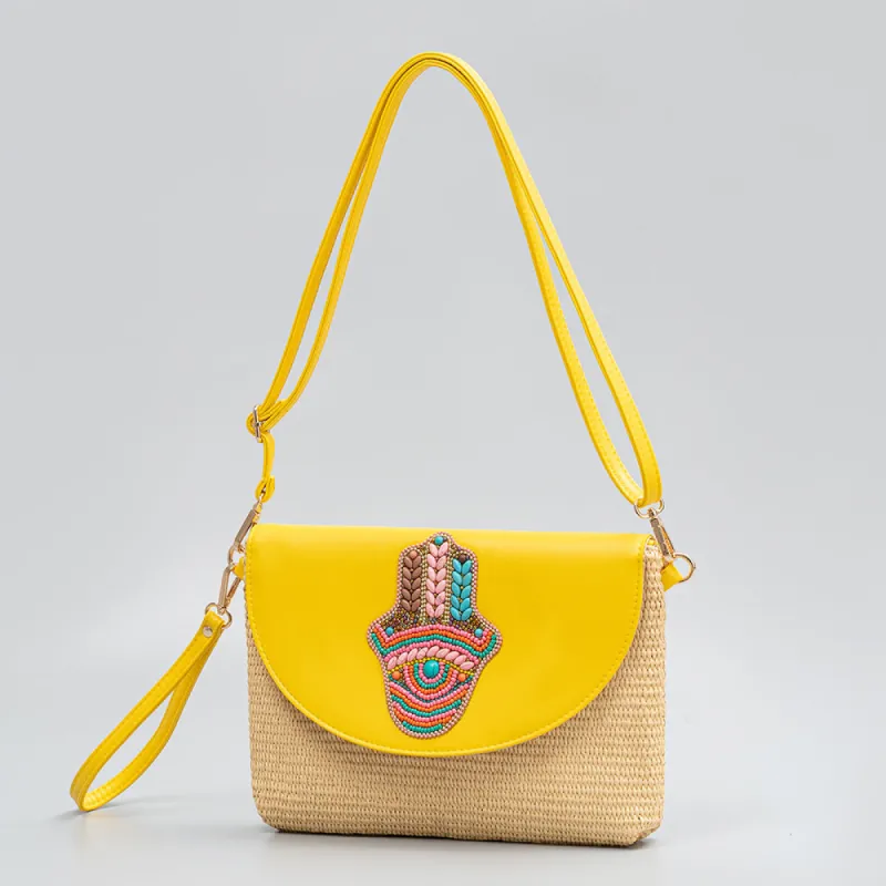 Exquisite Woven Crossbody Shoulder Bag sold by superladystar