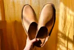 Seconds: Men's Heritage Solid City Slipper in Honey sold by Mohinders Shoes