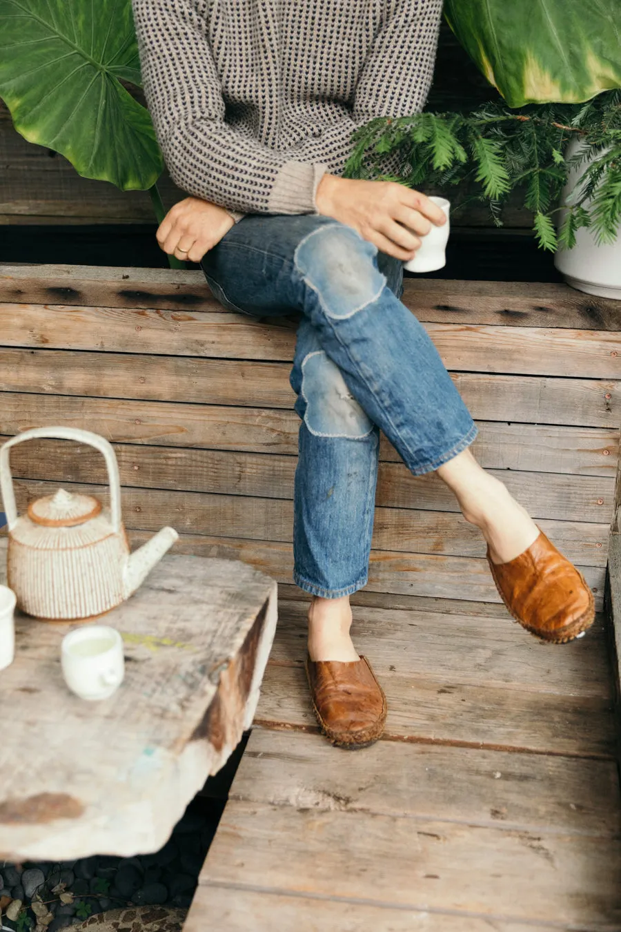 Seconds: Men's Heritage Solid City Slipper in Honey sold by Mohinders Shoes product image thumbnail 5
