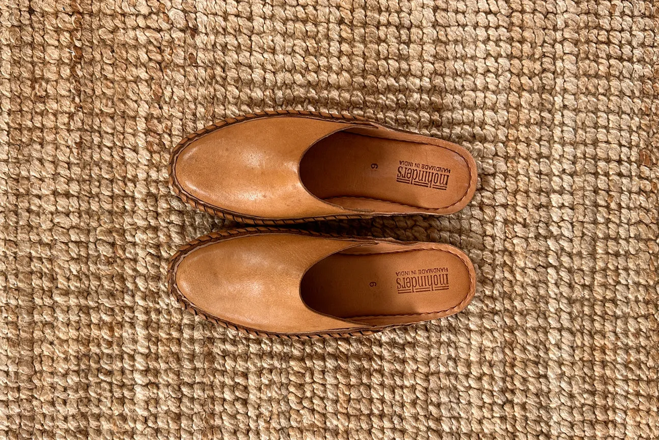 Seconds: Women's Heritage Solid Slide in Honey sold by Mohinders Shoes product image thumbnail 4