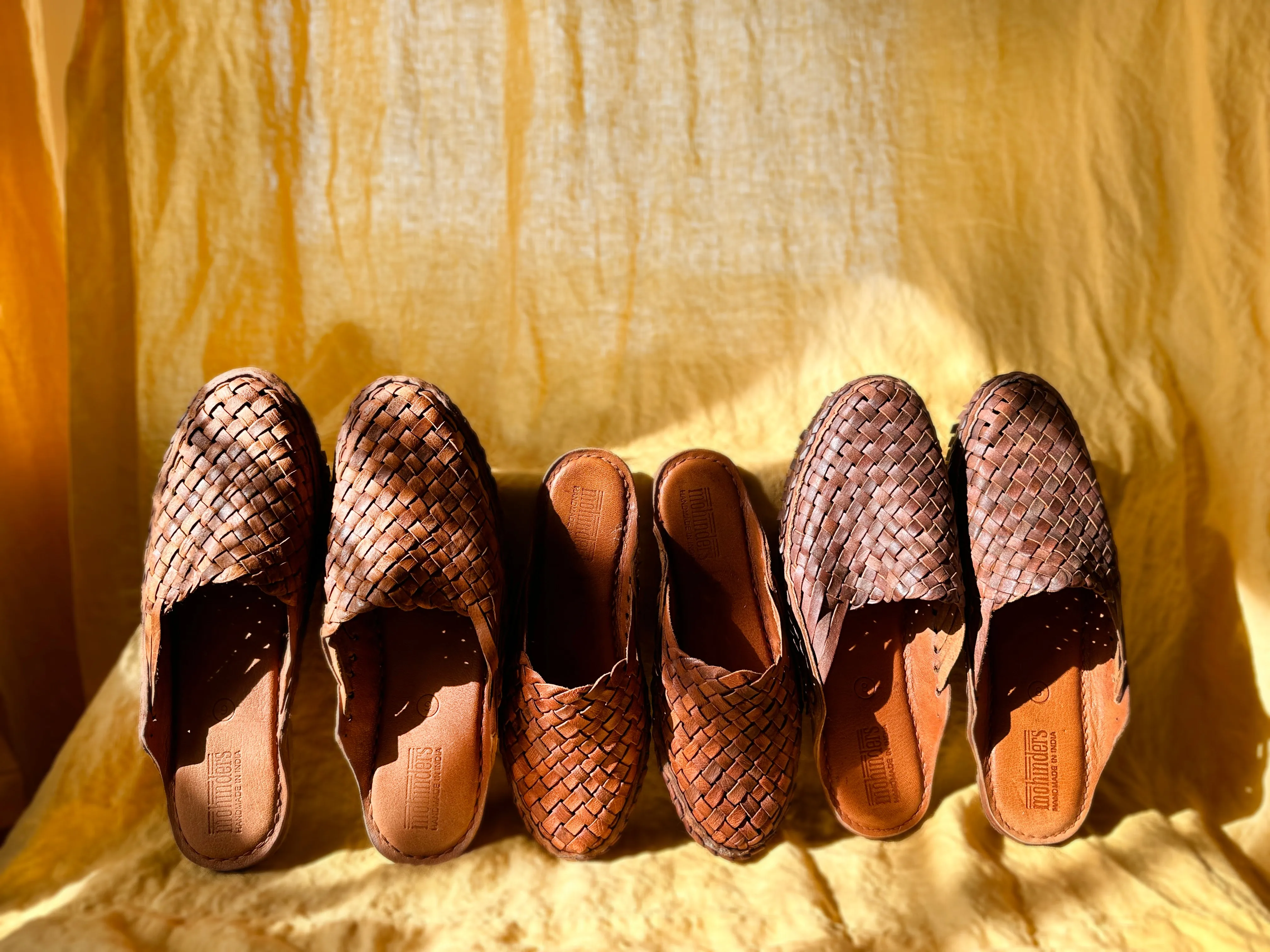 Seconds: Men's Woven City Slipper in Walnut sold by Mohinders Shoes product image thumbnail 5
