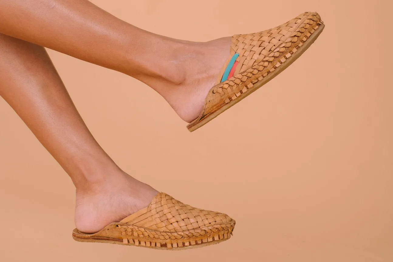 Woven Slide in Honey + Stripes sold by Mohinders Shoes product image thumbnail 2