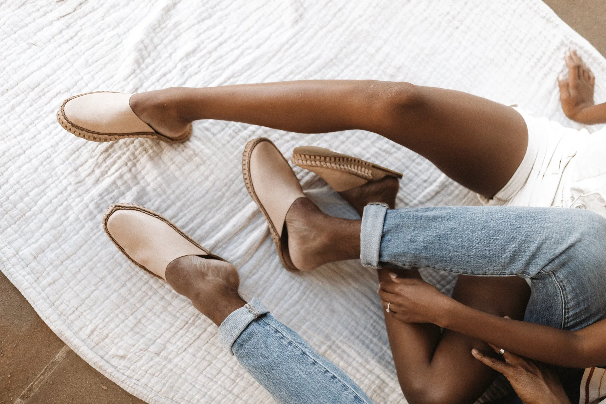 Soft Solid City Slipper in Bone sold by Mohinders Shoes product image thumbnail 4