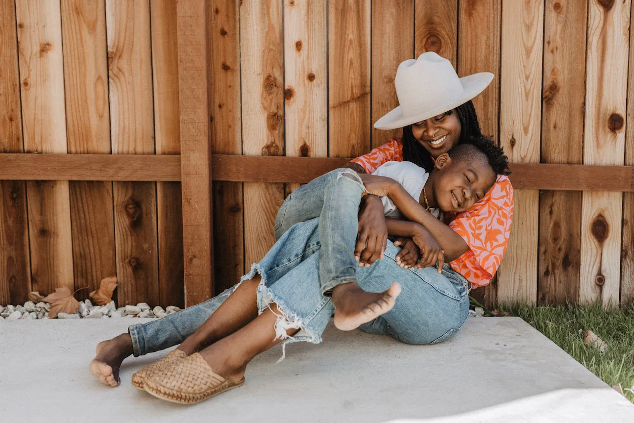 Woven Slide in Honey + No Stripes sold by Mohinders Shoes product image thumbnail 4